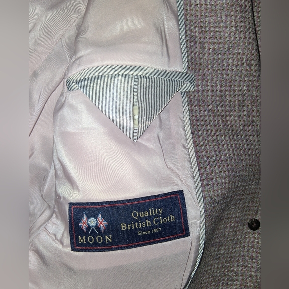 NWT ​J. Crew Parke Blazer Size 6 Moon British Wool Tweed Pink/Gray Jacket! - Picture 12 of 16